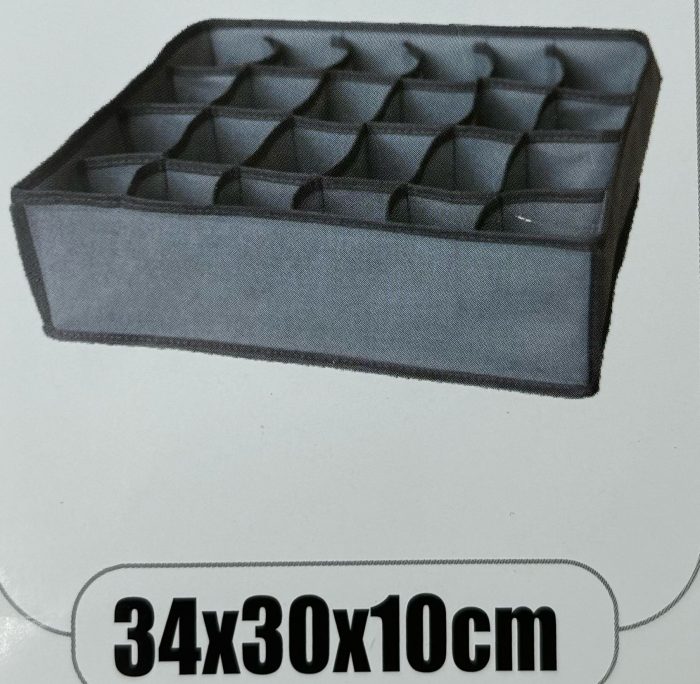 אירגונית בד מחולקת 24 תאים 34X30X10 ס"מ