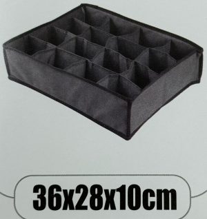 אירגונית בד מחולקת 16 תאים 36X28X10 ס"מ
