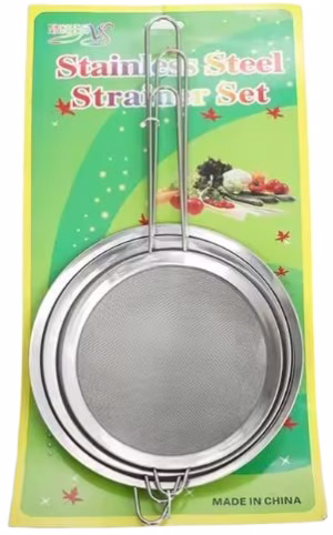 סט 3 מסננות נירוסטה