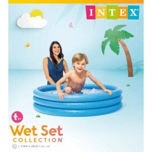 בריכה כחולה מתנפחת INTEX  114X25