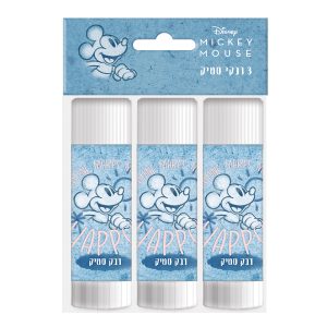 סט 3 דבק סטיק מיקי מאוס