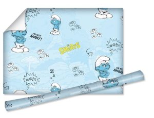 2 גלילי נייר לעטיפה לספרים וחוברות - דגם דרדסים