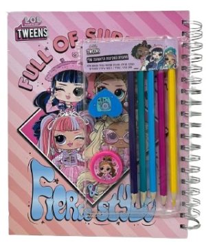 ערכת כתיבה ויצירה LOL Tweens