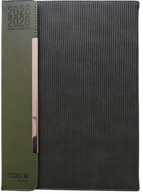 יומן שבועי עם סגירה מגנטית דמוי קורדרוי 17X24 ס"מ במבחר צבעים