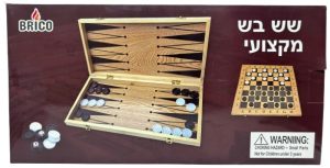 שש בש דמקה עץ איכותי ענק כ- 48X24.5 ס"מ