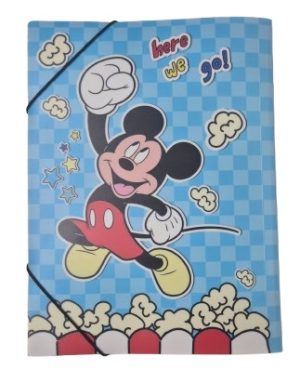 תיקיה עם גומי PP/ A4 מיקי מאוס