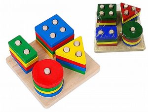 פאזל עץ צורת הנדסיות